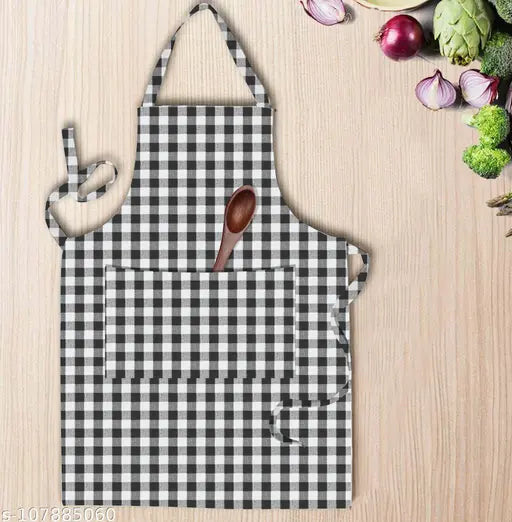 Pure Cotton Aprons with front Pocket for Mutiple use